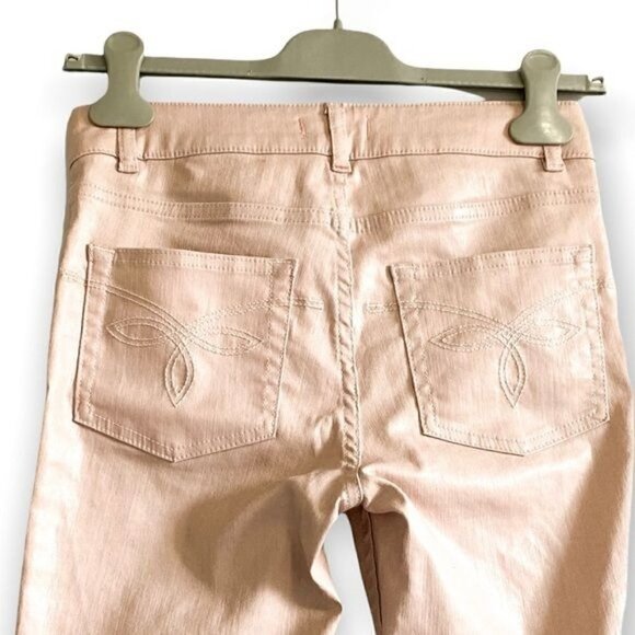 Ted Baker Katarie Coated Skinny Jeans, Baby Pink, size 25 , New‎ with Tag - Picture 7 of 16